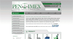 Desktop Screenshot of pentimex.sk